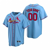 St. Louis Cardinals Customized Nike Light Blue Stitched MLB Cool Base Jersey,baseball caps,new era cap wholesale,wholesale hats